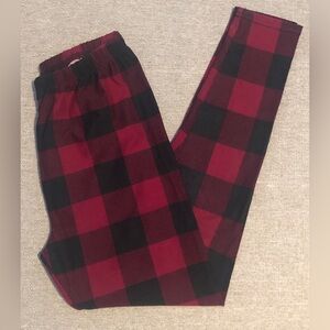 Agnes and Dora Legging Black/Red Large